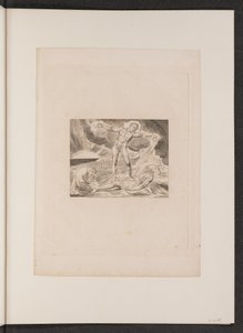 फोड़े के साथ सैटन स्मिटिंग जॉब, 1825। द्वारा विलियम ब्लेक