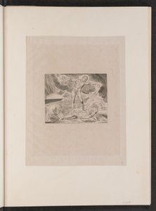 फोड़े के साथ सैटन स्मिटिंग जॉब, 1825। द्वारा विलियम ब्लेक