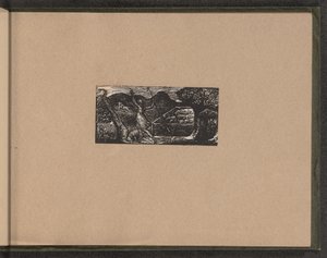 शेफर्ड चेज़ अवे वुल्फ, 1821। द्वारा विलियम ब्लेक