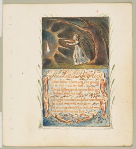 मासूमियत और अनुभव के गीत: लिटिल बॉय लॉस्ट, सीए। 1825. द्वारा विलियम ब्लेक
