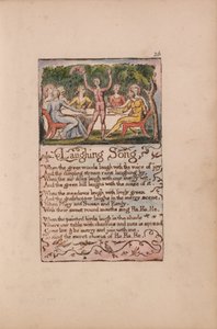 मासूमियत और अनुभव के गीत, प्लेट 26, लाफिंग सॉन्ग (बेंटले 15) द्वारा विलियम ब्लेक