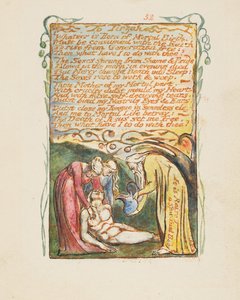 मासूमियत और अनुभव के गीत: तिरज़ा के लिए, सीए। 1825. द्वारा विलियम ब्लेक