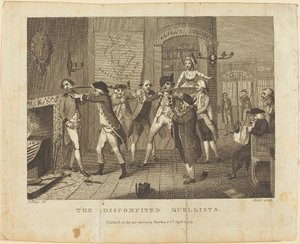 द डिसकम्फिटेड ड्यूलिस्ट्स, 1784। द्वारा विलियम ब्लेक