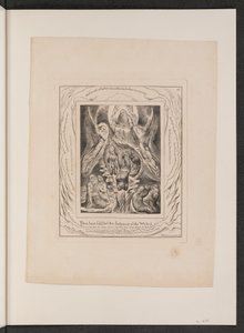 शैतान का पतन, 1825। द्वारा विलियम ब्लेक
