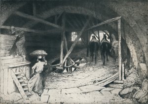 एक गैलिलियन आटा मिल, 19 वीं 20 वीं सदी के अंत में, 1922। द्वारा विलियम ब्रासी होल