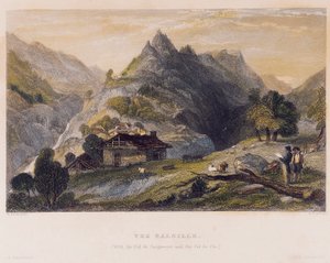 Col de Guignevert और Col de Pis . के साथ बाल्सिल (बेसिल) का दृश्य