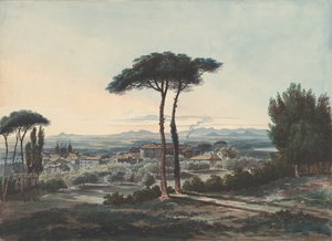 फ्रैस्काटी, रोम के पास, 1819। द्वारा विलियम कोवेन