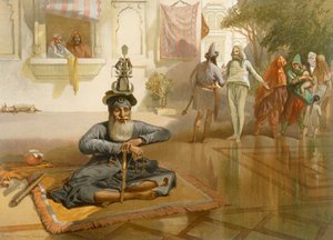 अकालिस, and इंडिया एंशिएंट एंड मॉडर्न ’, 1867 से, उमरिट्स होली टैंक में द्वारा विलियम क्रीमिया सिम्पसन