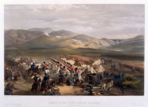 1854 के बालाक्लाव की लड़ाई में भारी ब्रिगेड का आरोप द्वारा विलियम क्रीमिया सिम्पसन