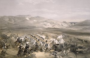 25 अक्टूबर 1854 को बालाक्लाव की लड़ाई में हैवी कैवलरी ब्रिगेड का प्रभार, ई। वॉकर, पब द्वारा उकेरा गया। 1855 द्वारा विलियम क्रीमिया सिम्पसन