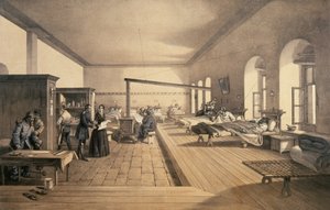 1856 में स्कूटरी अस्पताल के वार्डों में से एक द्वारा विलियम क्रीमिया सिम्पसन