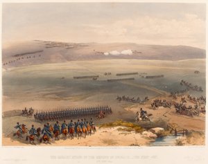  Bulganak की ऊंचाइयों का कैवलरी चक्कर - पहला गन। 19 सितंबर 1854 , 1855 द्वारा विलियम क्रीमिया सिम्पसन
