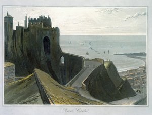 डोवर कैसल, केंट, 1823 द्वारा विलियम डेनियल