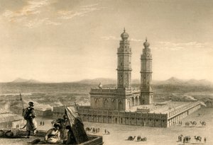 कोयंबटूर में मस्जिद, 1835। द्वारा विलियम डेनियल
