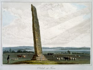 ओबिलिस्क एट फ़ोरेस, मोरे, स्कॉटलैंड, 1821 द्वारा विलियम डेनियल