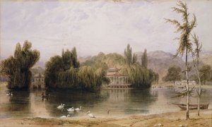 वर्जीनिया जल पर दृश्य, 1827 द्वारा विलियम डेनियल
