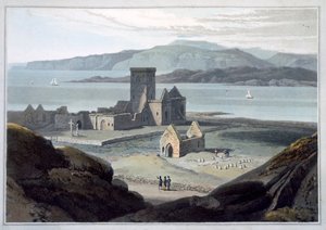 इओना में कैथेड्रल, आर्गिल और ब्यूट, स्कॉटलैंड, 1817 द्वारा विलियम डेनियल