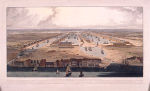 वेस्ट इंडिया डॉक्स, पोपलर, लंदन, 1802