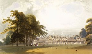 विंडसर पार्क: द रॉयल लॉज, c1827-30। द्वारा विलियम डेनियल