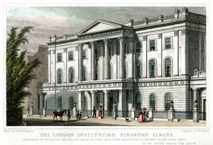 लंदन इंस्टीट्यूशन, फिन्सबरी सर्कस, लंदन, 1827।