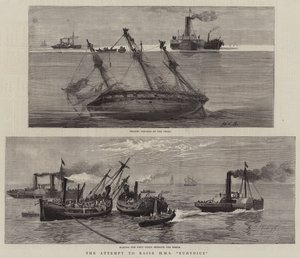 HMS Eurydice को उठाने का प्रयास