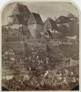 अंतसाहतसिरोआ, मेडागास्कर, 1862-65 का दृश्य।