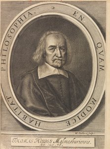 थॉमस हॉब्स का पोर्ट्रेट 1588-1679, 1642। द्वारा विलियम फेथोर्न द एल्डर