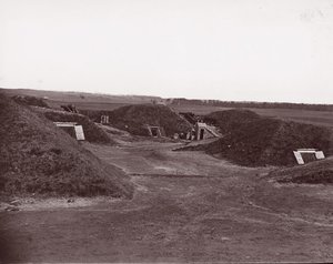 फोर्ट डार्लिंग, जेम्स नदी, 1865। द्वारा विलियम फ्रैंक ब्राउन।