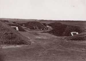 फोर्ट डार्लिंग, जेम्स रिवर, सीए। 1865.