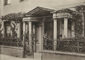 विंबोर्न, डोरसेट में द्वार, आर्केड पोर्च (बी/डब्ल्यू फोटो) द्वारा विलियम गल्सवर्थी डेवी
