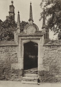 डोरवे, पेनिस अल्म्सहाउस, औंडल (बी/डब्ल्यू फोटो)
