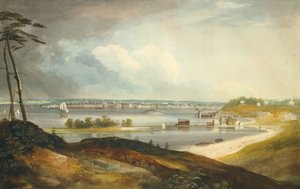 ब्रुकलिन के पास हाइट्स से न्यूयॉर्क, सीए। 1820-23।