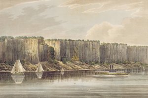 जे। हिल, 1821-25 द्वारा उत्कीर्ण, हडसन रिवर पोर्टफोलियो का नंबर 1