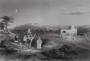 राहेल का मकबरा, बेथलहम के पास (उत्कीर्णन)