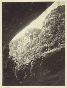 कानब वॉश, कोलोराडो नदी का कैनन, दक्षिण की ओर, 1872। द्वारा विलियम एच। बेल