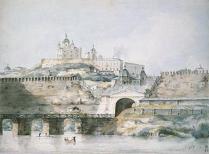 स्मोलेंस्क शहर का दृश्य, 1787 द्वारा विलियम हेडफील्ड