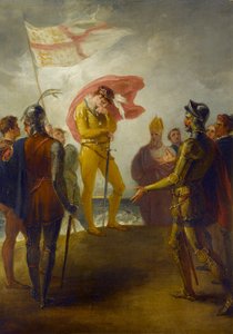 मिलफोर्ड हेवन में रिचर्ड II की लैंडिंग, c.1793-1800 द्वारा विलियम हैमिल्टन