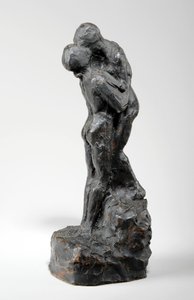 चुंबन, c.1916 (पेंट प्लास्टर) के लिए Maquette (भी 440,230 देखें) द्वारा विलियम हैमो थॉर्नक्रॉफ्ट