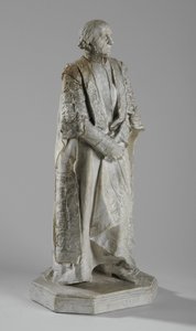 लंदन के स्ट्रैंड पर विलियम एवर्ट ग्लैडस्टोन की प्रतिमा के लिए Maquette, c.1905 (प्लास्टर) (876153 भी देखें) द्वारा विलियम हैमो थॉर्नक्रॉफ्ट