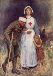 WWI में रेड क्रॉस नर्स