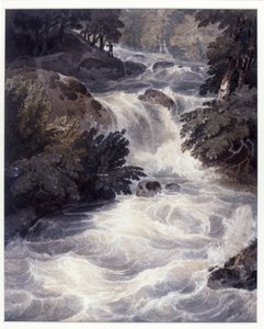 एम्बरसाइड पर झरना, एक खिड़की के माध्यम से देखा, 1807
