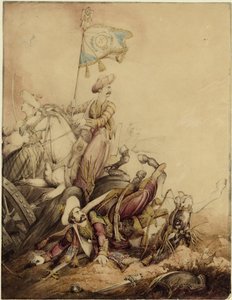 लड़ाई में ममलुक मानक-वाहक, 1818 द्वारा विलियम हीथ