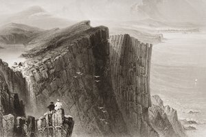 फेयरहेड, काउंटी एन्ट्रीम, उत्तरी आयरलैंड, जॉर्ज पुण्य, 1860 के दशक के &39;दृश्यों और प्राचीन वस्तुओं&39; से द्वारा विलियम हेनरी बार्टलेट