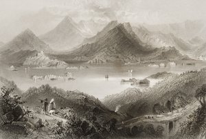 जॉर्ज पुण्य, 1860 के दशक के &39;दृश्यों और प्राचीन वस्तुओं&39; से ग्लेनगैरिफ, काउंटी कॉर्क, आयरलैंड द्वारा विलियम हेनरी बार्टलेट