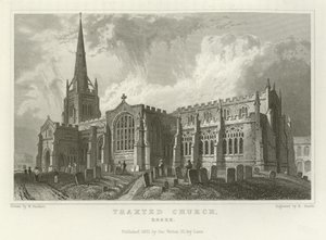 Thaxted चर्च, एसेक्स द्वारा विलियम हेनरी बार्टलेट