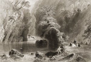 डार्ल नदी, काउंटी विक्लो, जॉर्ज पुण्य, 1860 के दशक के &39;दृश्यों और प्राचीन वस्तुओं&39; से द्वारा विलियम हेनरी बार्टलेट