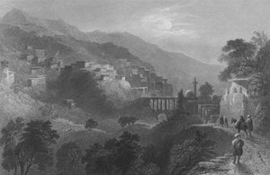 एंटीलोक से दृष्टिकोण पर बीलान के पास, माउंट अमानस