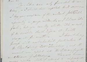 विलियम हेनरी फॉक्स टैलबोट से जेम्स डेविड फोर्ब्स, 1839 तक हस्ताक्षरित पत्र द्वारा विलियम हेनरी फॉक्स टैलबोट