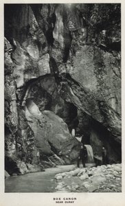 कोलोराडो की घाटी: बॉक्स कैनन, Ouray के पास (b/w फोटो) द्वारा विलियम हेनरी जैक्सन