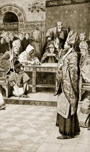 नॉर्थम्प्टन, 1176 में ग्लासगो के बिशप जोश्लीन, &39;हचिन्सन की कहानी ब्रिटिश राष्ट्र की कहानी&39;, c.1920 द्वारा विलियम हेनरी मार्गेसन